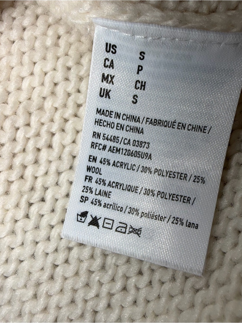 American Eagle Amazingly Soft Fair Isle Nordic Sweater Small - Picture 7 of 9